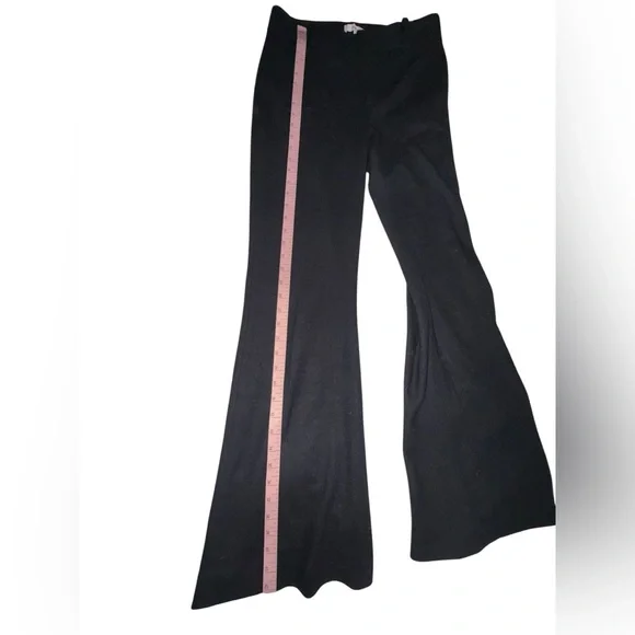 Vince Cozy Slim Black Dress Flare Leg Wool Pants Size 6 - Picture 6 of 8
